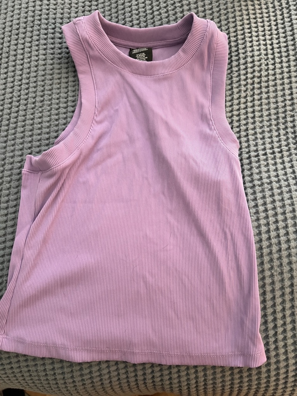 Peloton Lavender Ribbed Tank Top